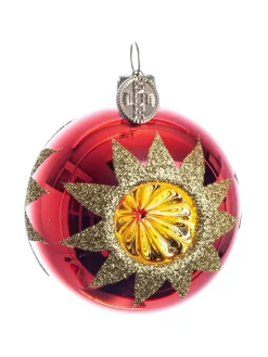 Brink Nordic Juletræspynt<Reflektor Julekugle, rød fra