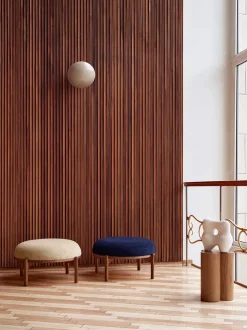 Carl Hansen & Søn Skamler|Puffer<RF1903F Sideways Puf fra