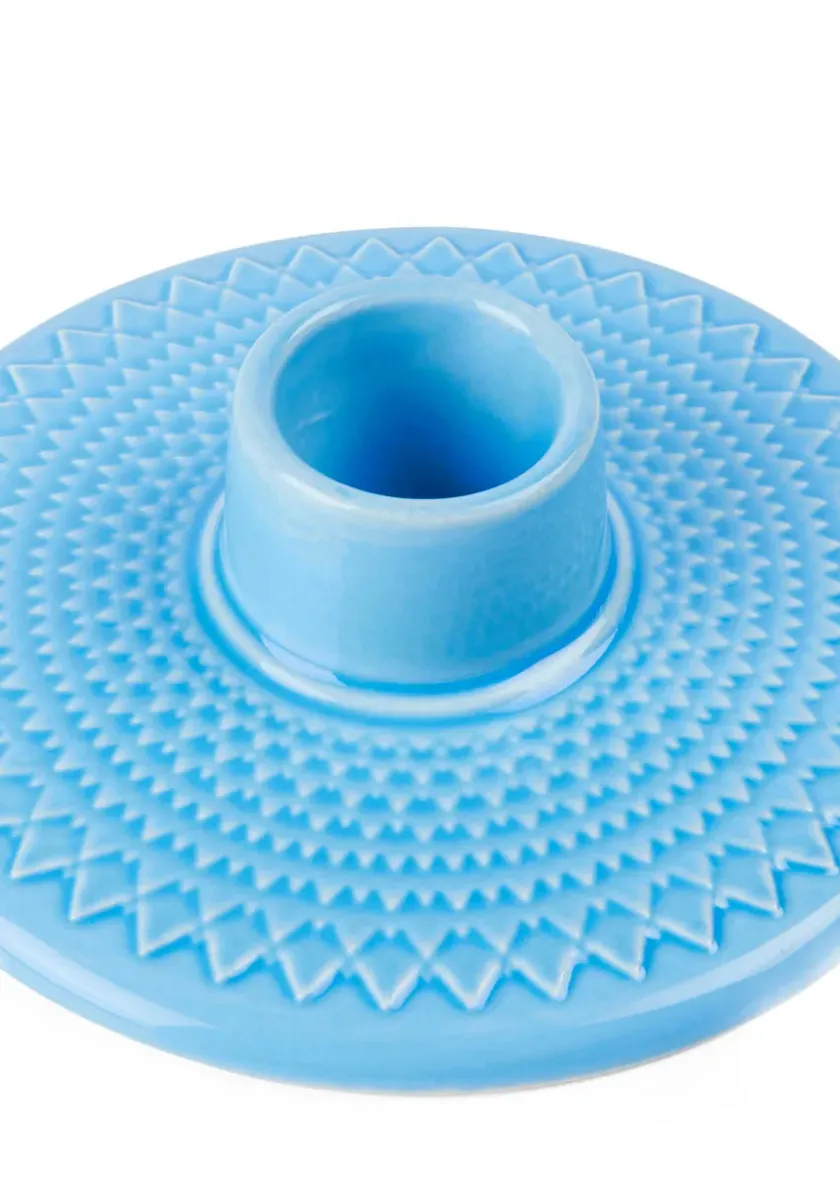 Lyngby Porcelæn Lysestager<Rhombe Kronelysestage fra