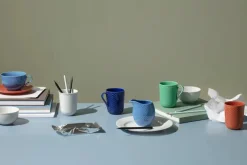 Lyngby Porcelæn Service<Rhombe krus m. hank, gul fra