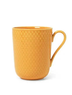 Lyngby Porcelæn Service<Rhombe krus m. hank, mørk blå fra