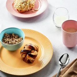 Lyngby Porcelæn Service<Rhombe krus, mørk blå fra