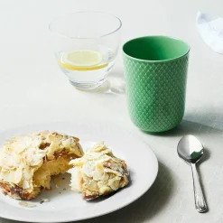 Lyngby Porcelæn Service<Rhombe krus, mørk blå fra