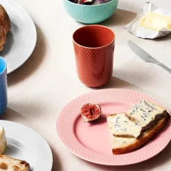 Lyngby Porcelæn Service<Rhombe krus, turkis fra