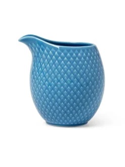 Lyngby Porcelæn Kander|Service<Rhombe mælkekande, blå fra