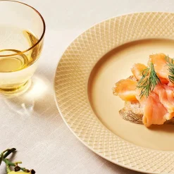 Lyngby Porcelæn Service<Rhombe tallerken, blå Ø27 cm fra