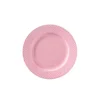 Lyngby Porcelæn Service<Rhombe tallerken, rosa Ø21 cm fra
