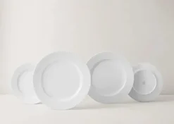 Lyngby Porcelæn Service<Rhombe tallerkner fra
