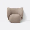 Ferm Living Lænestole<Rico Lounge Chair, bouclé i sand fra
