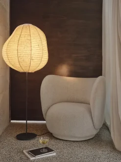 Ferm Living Lænestole<Rico Lounge Chair, bouclé i sand fra