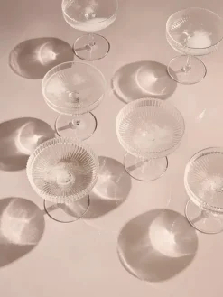 Ferm Living Gaver Til Hende|Service<Ripple champagneglas fra
