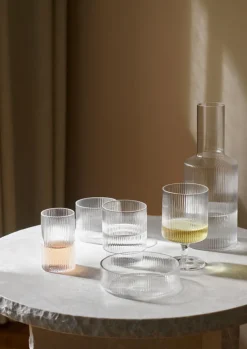 Ferm Living Kander|Service<Ripple glas karaffel fra