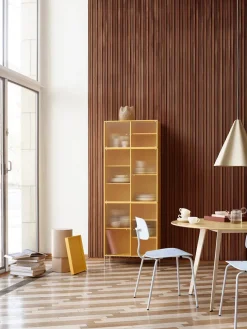 Montana Vitrineskabe<Ripple IV Vitrineskab, inkl. sokkel fra