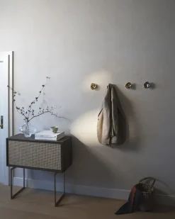 Hein Studio Knagerækker|Entrémøbler<Ripple Knob Large, gold fra