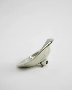 Hein Studio Knagerækker|Entrémøbler<Ripple Knob Small, silver fra