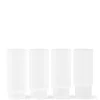 Ferm Living Service<Ripple Long Drink Glasses Frosted, sæt á 4 fra