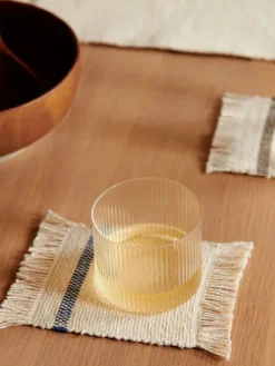 Ferm Living Service<Ripple Low Glasses, Sæt á 4 fra