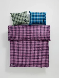 Magniberg Tekstiler Til Soveværelset<Rodeo Pillow Case, neon blue check fra