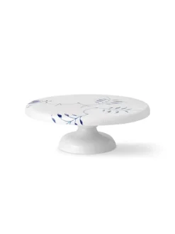 Royal Copenhagen Service<Blå Mega Riflet, fad på fod 29,5 cm