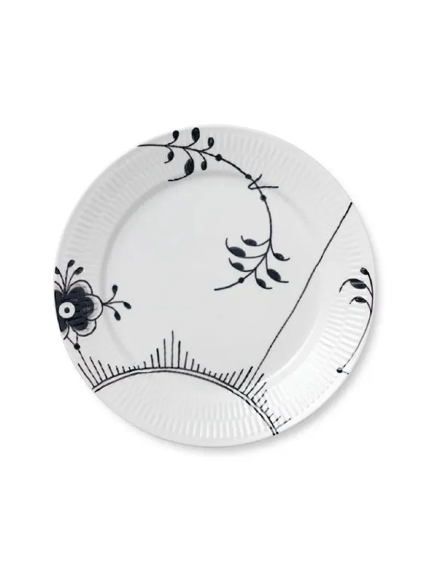 Royal Copenhagen Gaver Til Hende|Service<Blå Mega Riflet, tallerken 27 cm mønster 2