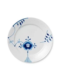 Royal Copenhagen Gaver Til Hende|Service<Blå Mega Riflet, tallerken 27 cm mønster 2