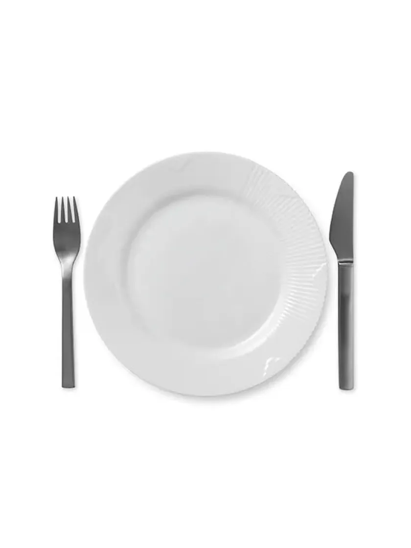 Royal Copenhagen Gaver Til Hende|Service<Blå Mega Riflet, tallerken 22 cm mønster 2