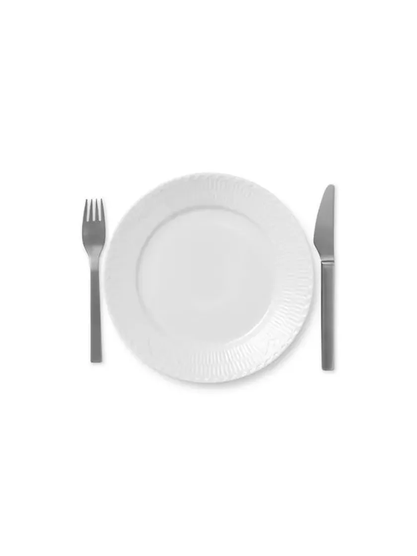 Royal Copenhagen Gaver Til Hende|Service<Blå Mega Riflet, tallerken 22 cm mønster 2