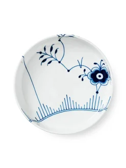 Royal Copenhagen Service<Blå Mega Riflet, rundt ovnfast fad 27 cm