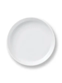 Royal Copenhagen Service<Blå Mega Riflet, rundt ovnfast fad 27 cm