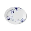 Royal Copenhagen Service<Blå Mega Riflet, fad 30,5 cm