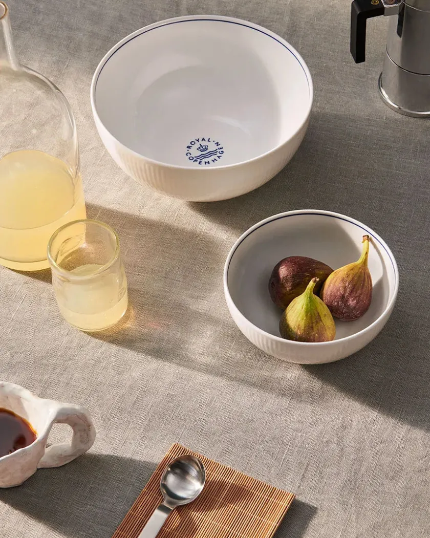 Royal Copenhagen Gaver Til Ham|Service<Blueline, skål 73 cl