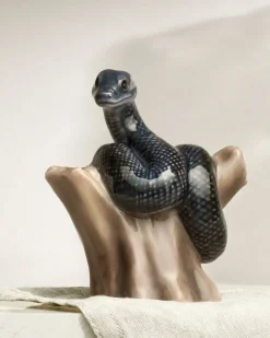 Royal Copenhagen Figurer<Figurine Isbjørn, gående 14 cm