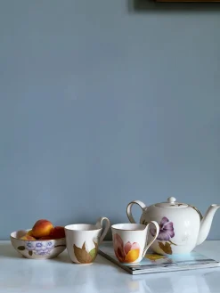 Royal Copenhagen Gaver Til Hende|Service<Flora højhankskop med underkop, Tulipan