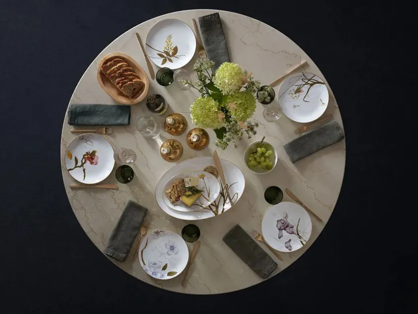 Royal Copenhagen Gaver Til Hende|Service<Flora tallerken 27 cm, Stedmoderblomst