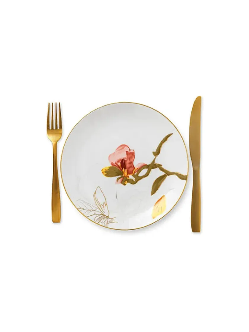 Royal Copenhagen Gaver Til Hende|Service<Flora tallerken 22 cm, Iris
