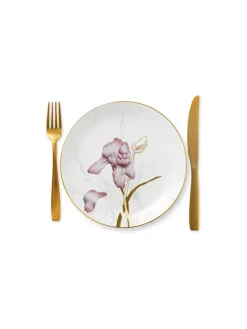 Royal Copenhagen Service<Flora tallerken 22 cm, Stedmoderblomst