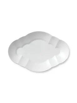 Royal Copenhagen Service<Hvid Elements, fad 38,5 cm