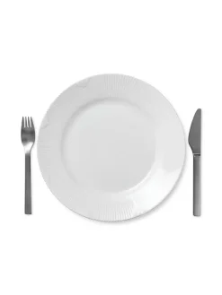 Royal Copenhagen Service<Hvid Elements, tallerken 26 cm