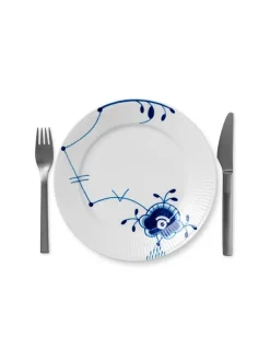 Royal Copenhagen Service<Hvid Elements, tallerken 22 cm