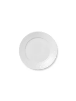 Royal Copenhagen Service<Hvid Elements, tallerken 22 cm