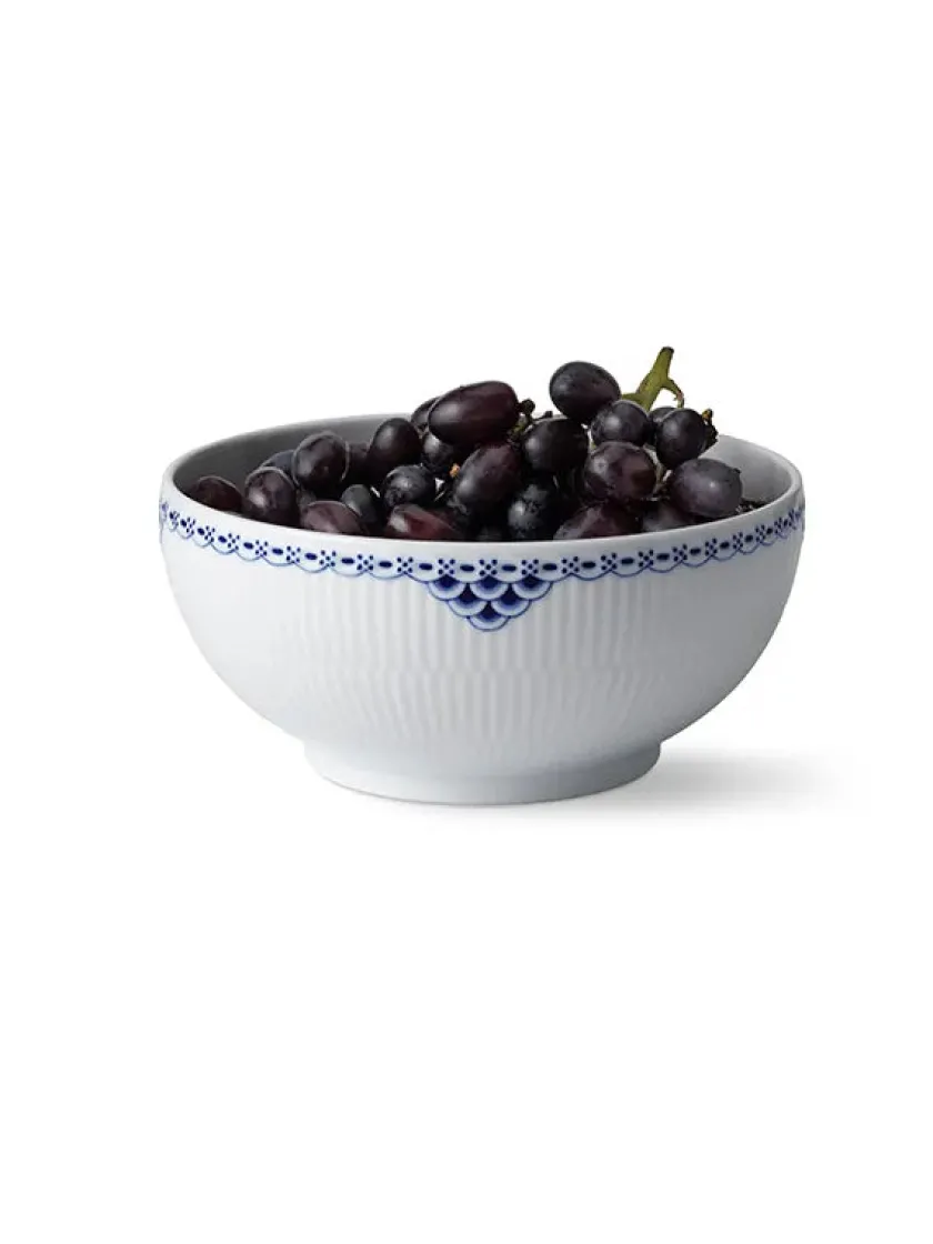 Royal Copenhagen Gaver Til Ham|Service<Hvid Halvblonde, skål 110 cl, 18 cm