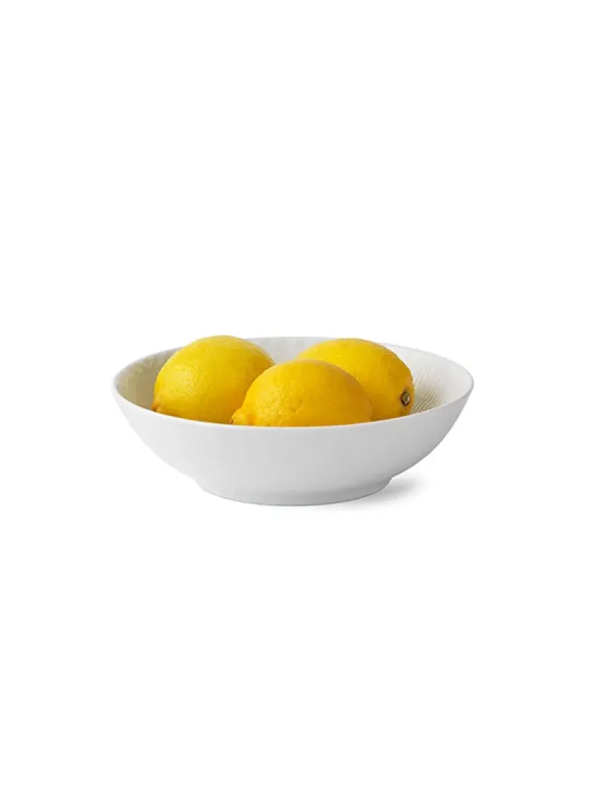 Royal Copenhagen Gaver Til Ham|Service<Hvid Halvblonde, skål 110 cl, 18 cm