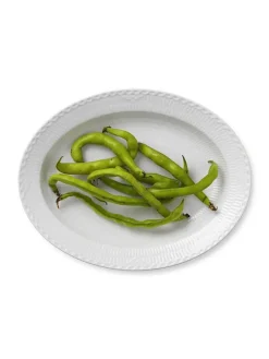 Royal Copenhagen Gaver Til Hende|Service<Hvid Halvblonde, fad 36,5 cm