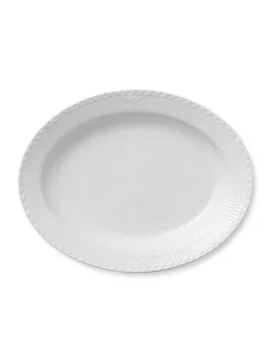 Royal Copenhagen Gaver Til Hende|Service<Hvid Halvblonde, fad 36,5 cm