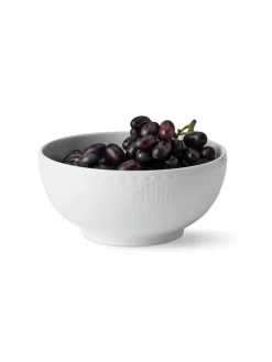 Royal Copenhagen Service<Hvid Halvblonde, skål 110 cl