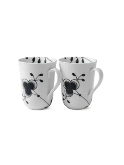 Royal Copenhagen Gaver Til Hende|Service<Hvid Riflet, 2-pak kurs 33 cl