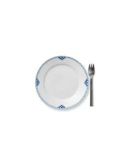 Royal Copenhagen Gaver Til Hende|Service<Hvid Riflet, tallerken 19 cm