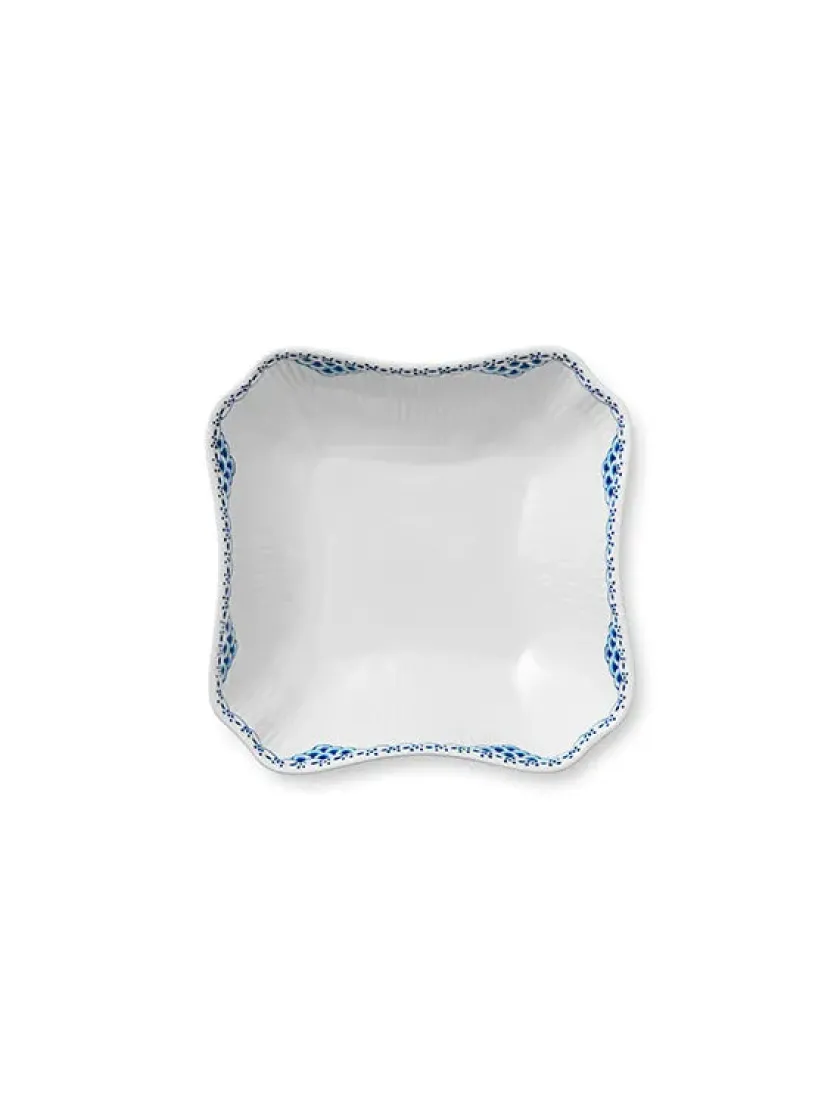 Royal Copenhagen Service<Prinsesse, kvadratisk skål 80 cl