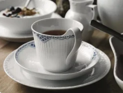 Royal Copenhagen Service<Prinsesse, højhankskop med underkop 25 cl