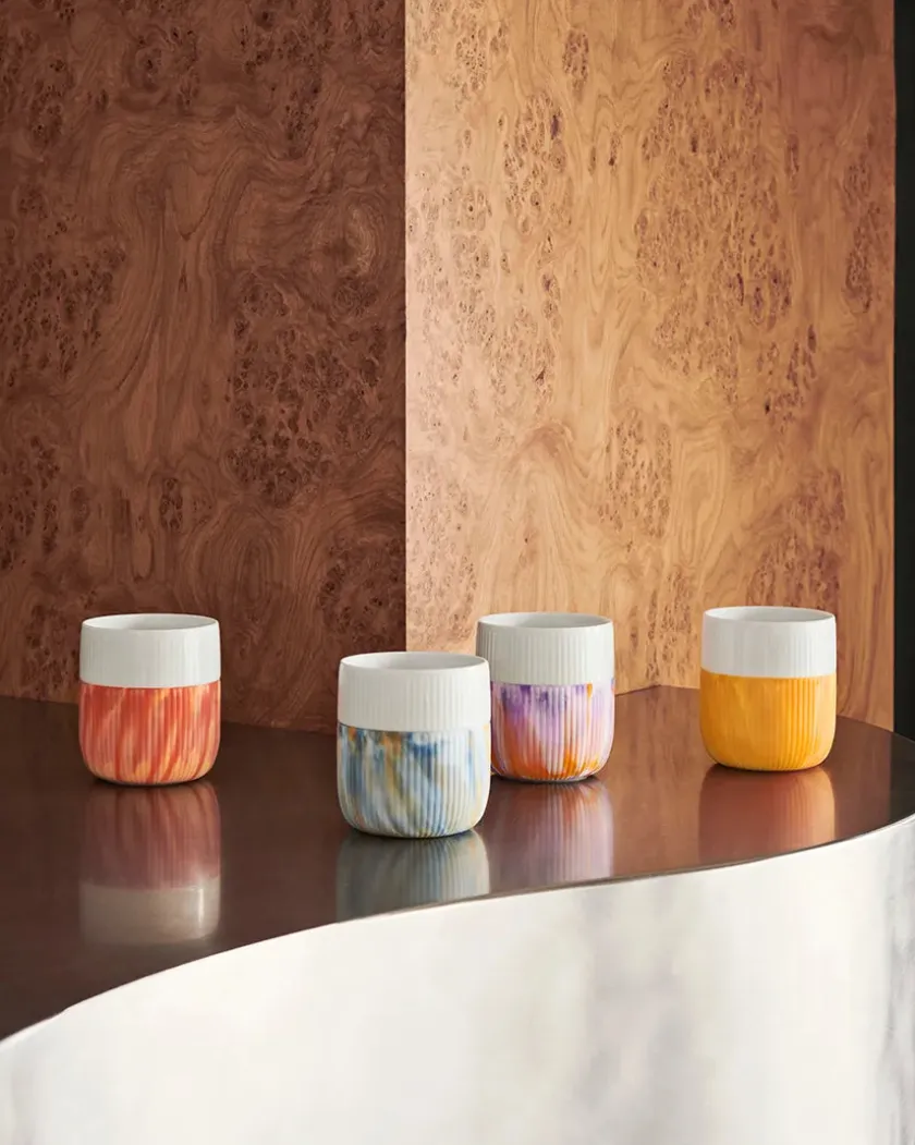 Royal Copenhagen Service<Riflet Contrast, sennep 33 cl